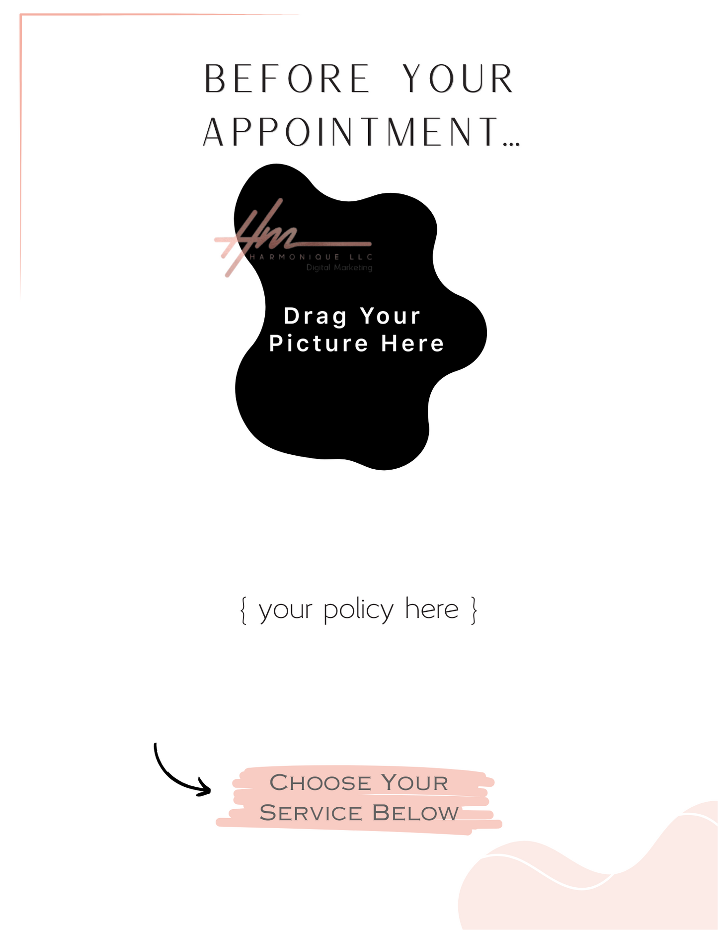 Editable Scheduling Template for Nail Techs | Pink Drip Theme | Instant Digital Download